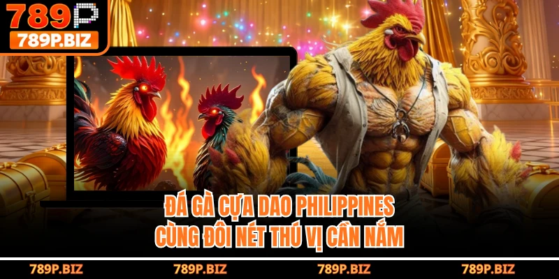 Đá gà cựa dao Philippines cùng đôi nét thú vị cần nắm